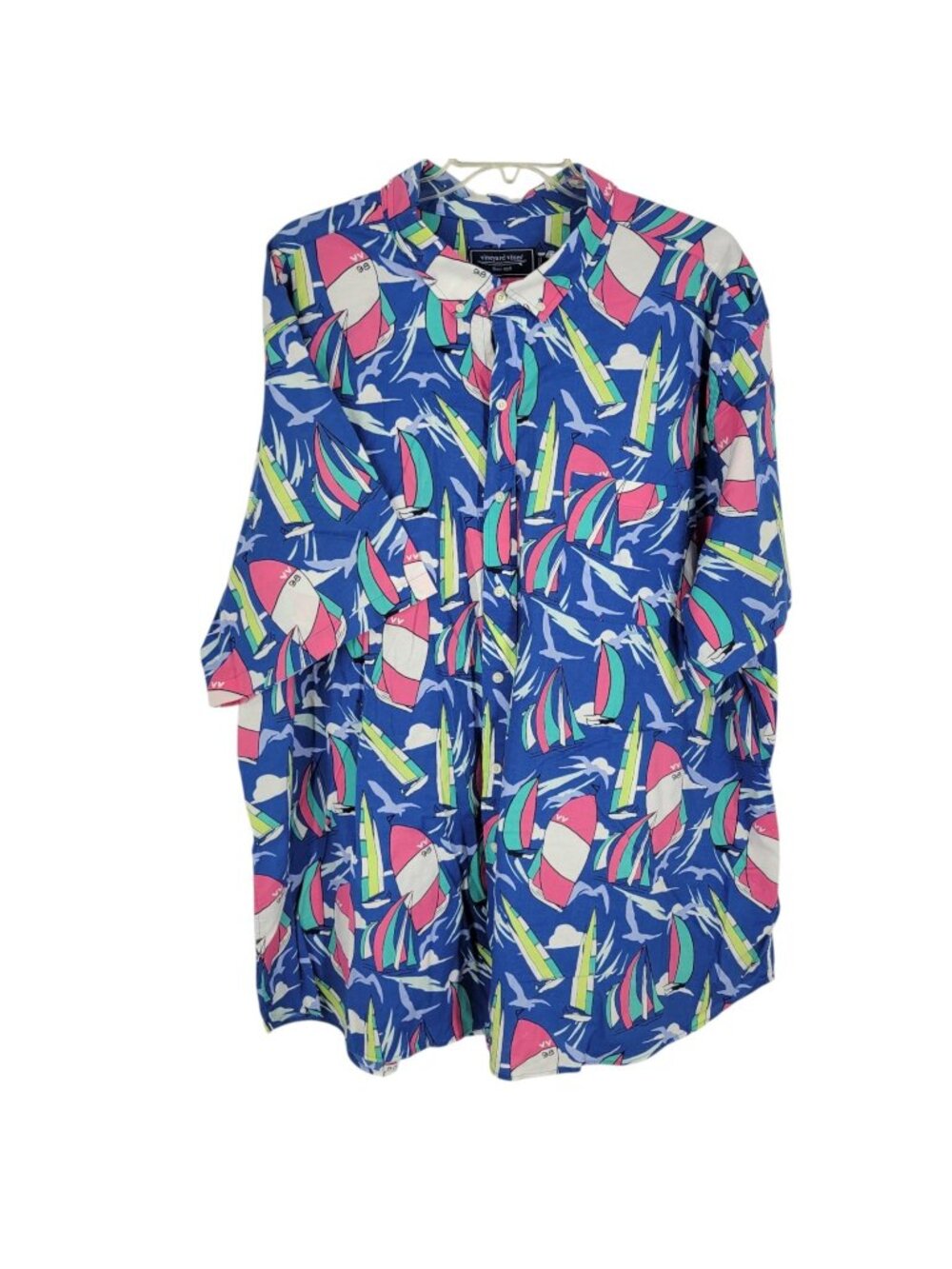 Vineyard Vines Regatta button-up shirt 4XLT Sailboat Nautical Coastal Resort